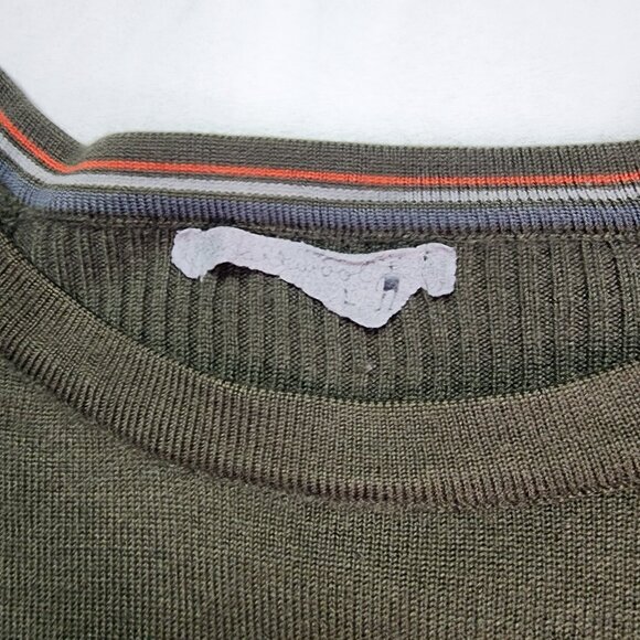 Smart Wool Green Pullover Sweater (L) - Picture 3 of 8